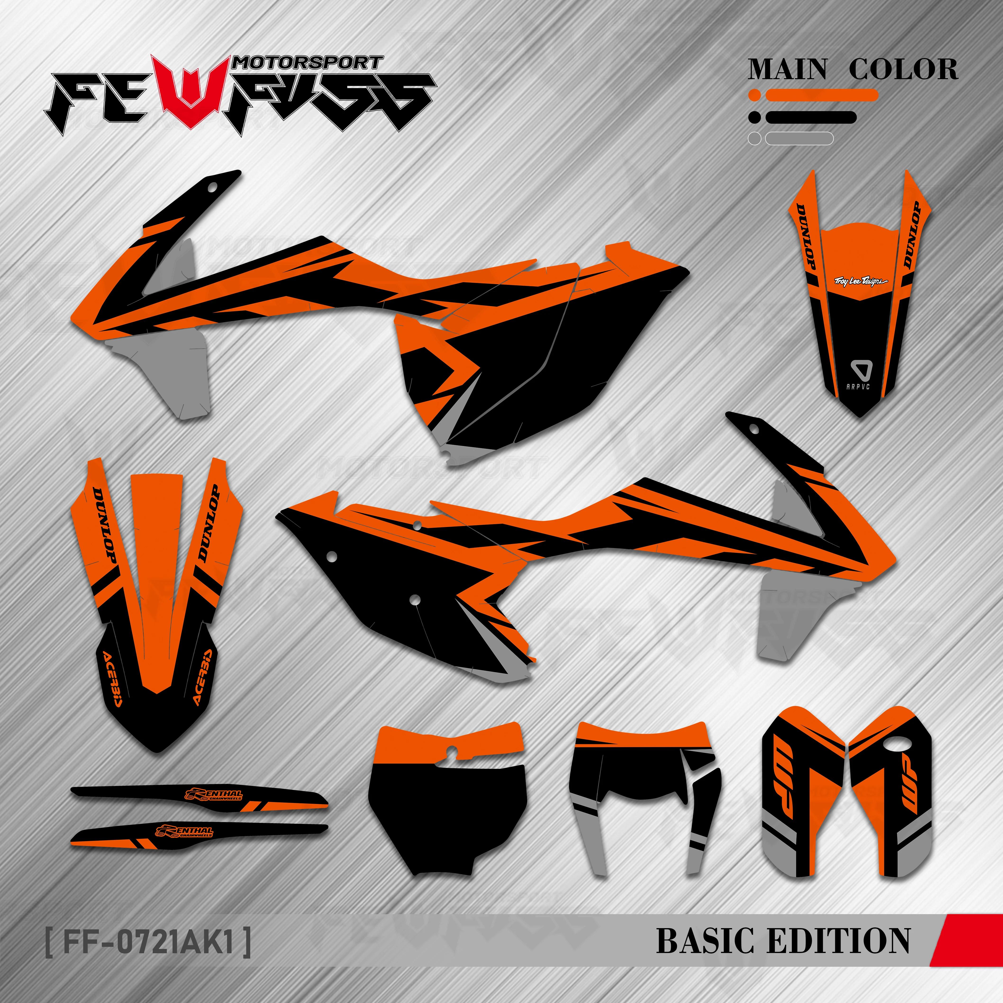 FEWFUSS 350 ׷  ƼĿ, KTM 125, 250, 300, 2019, 450, SX, SXF, EXC, XCW, 2011, 2012, 2013, 2014, 2015, 2016, 2017, 2